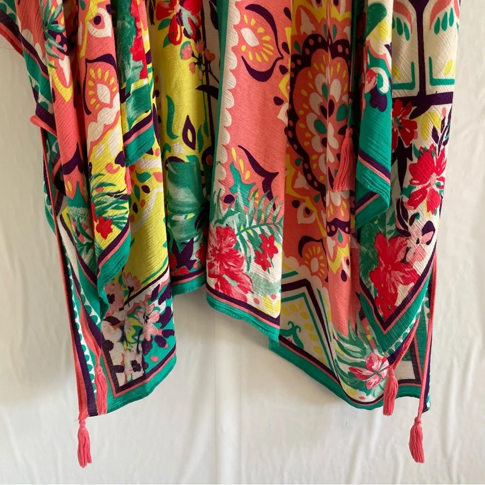 Nine West Floral Kimono OS